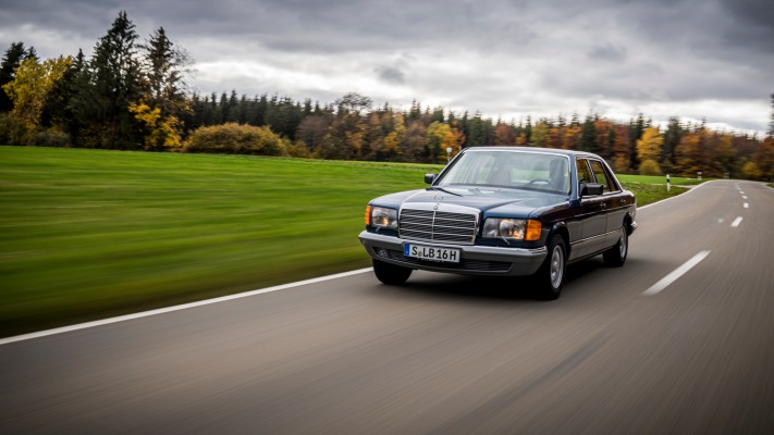 Mercedes-Benz 500 SEL 1979. Desktop wallpaper