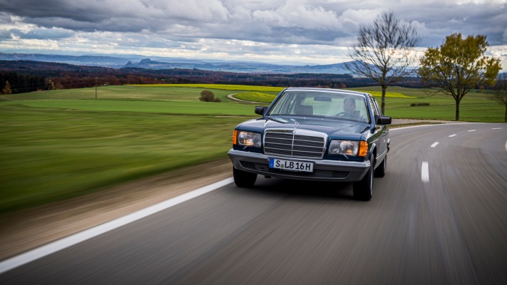 Mercedes-Benz 500 SEL 1979. Desktop wallpaper