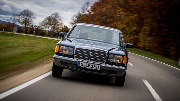 Mercedes-Benz 500 SEL 1979. Desktop wallpaper