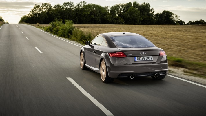 Audi TT Coupe Bronze Selection 2021. Desktop wallpaper