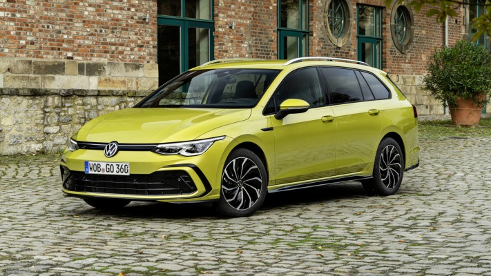 Volkswagen Golf VIII Variant 2021. Desktop wallpaper