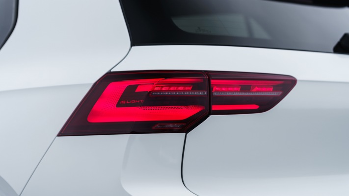 Volkswagen Golf VIII GTI UK Version 2021. Desktop wallpaper