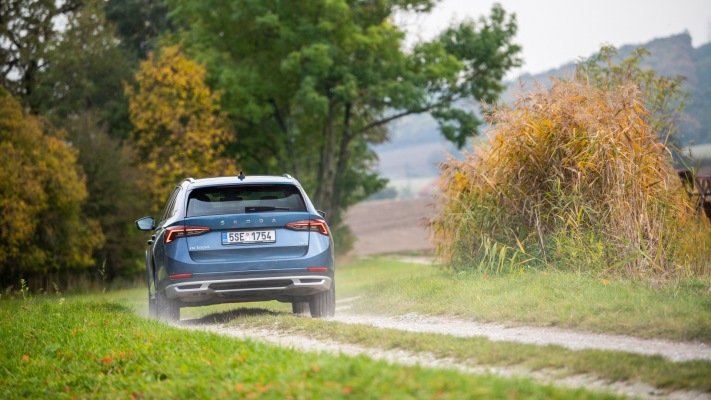 Skoda Octavia Scout 2021. Desktop wallpaper