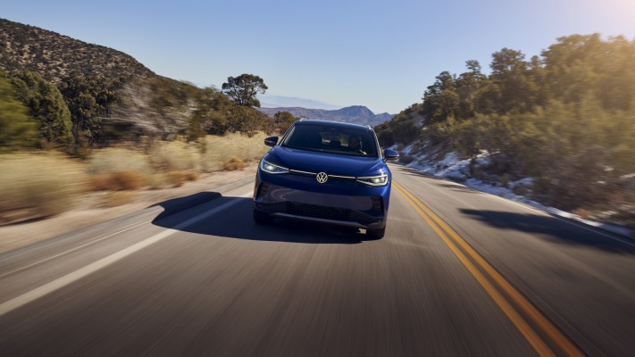 Volkswagen ID.4 USA Version 2021. Desktop wallpaper
