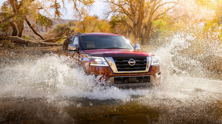 Nissan Armada 2021. Desktop wallpaper