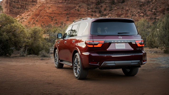 Nissan Armada 2021. Desktop wallpaper