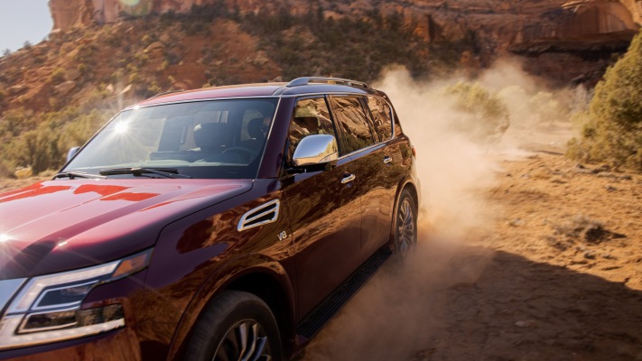 Nissan Armada 2021. Desktop wallpaper