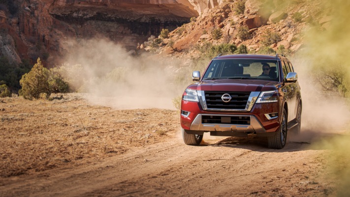 Nissan Armada 2021. Desktop wallpaper
