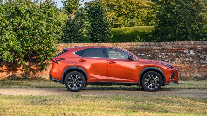 Lexus NX 300h F Sport UK Version 2021. Desktop wallpaper