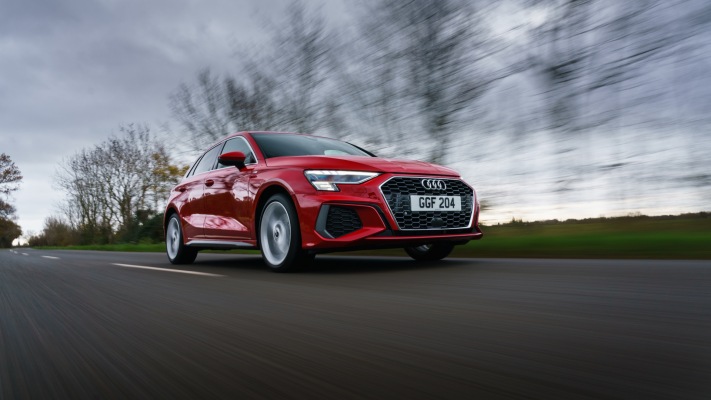 Audi A3 Sportback 40 TFSI e UK Version 2021. Desktop wallpaper