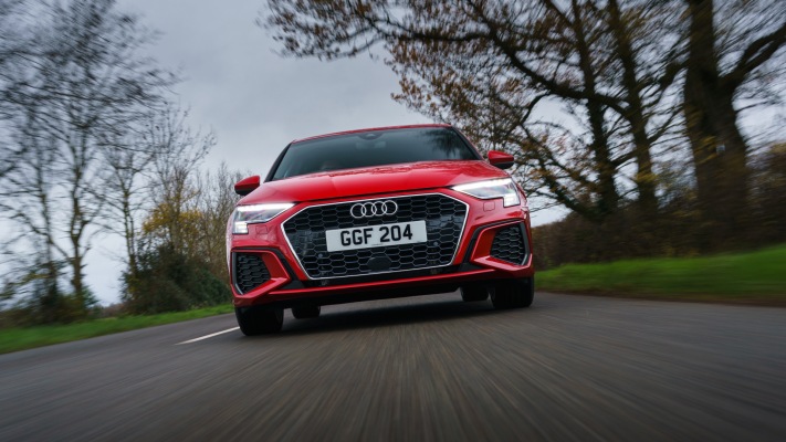 Audi A3 Sportback 40 TFSI e UK Version 2021. Desktop wallpaper