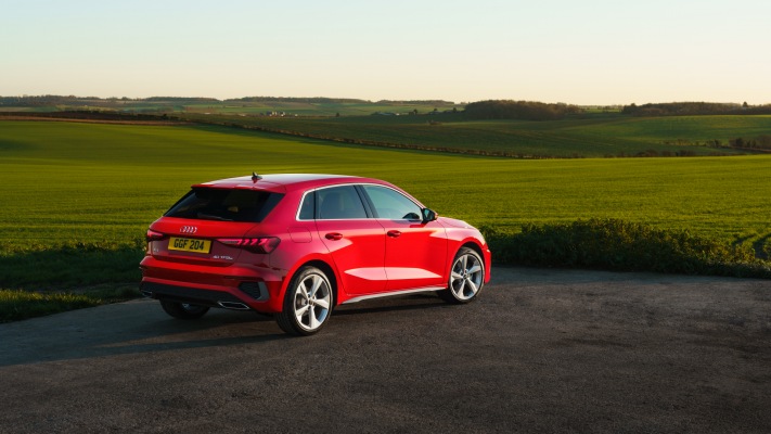 Audi A3 Sportback 40 TFSI e UK Version 2021. Desktop wallpaper