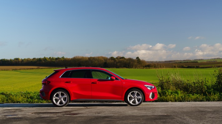 Audi A3 Sportback 40 TFSI e UK Version 2021. Desktop wallpaper