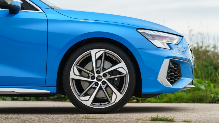 Audi S3 Sedan UK Version 2021. Desktop wallpaper