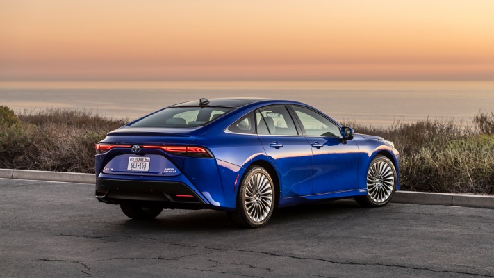 Toyota Mirai Limited 2021. Desktop wallpaper