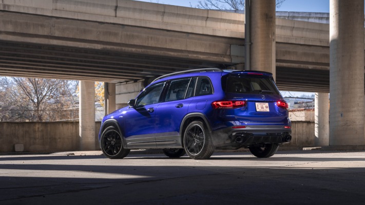 Mercedes-AMG GLB 35 4MATIC USA Version 2021. Desktop wallpaper