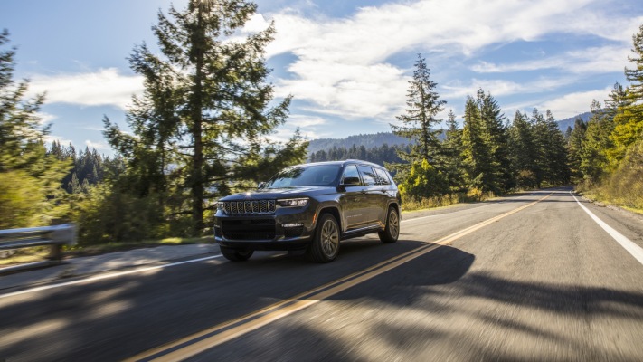 Jeep Grand Cherokee L Summit Reserve 2021. Desktop wallpaper