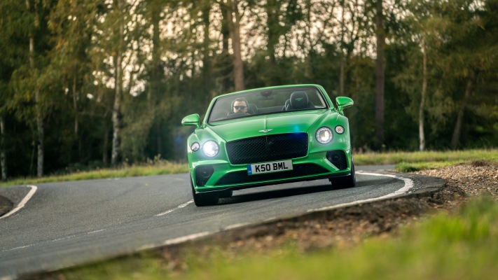 Bentley Continental GT Convertible UK Version 2021. Desktop wallpaper