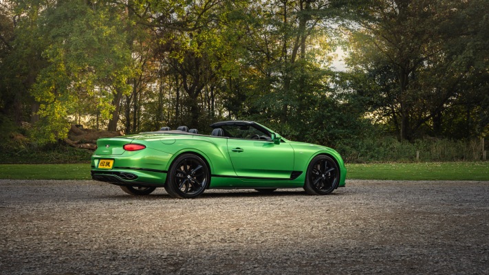 Bentley Continental GT Convertible UK Version 2021. Desktop wallpaper