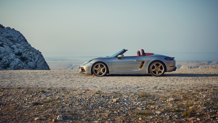 Porsche Boxster 25 Years 2021. Desktop wallpaper