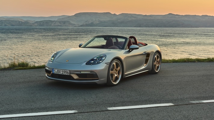 Porsche Boxster 25 Years 2021. Desktop wallpaper