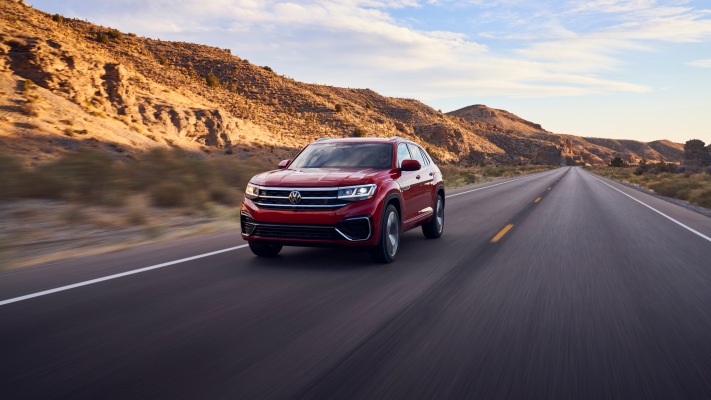 Volkswagen Atlas Cross Sport SEL 4Motion 2021. Desktop wallpaper