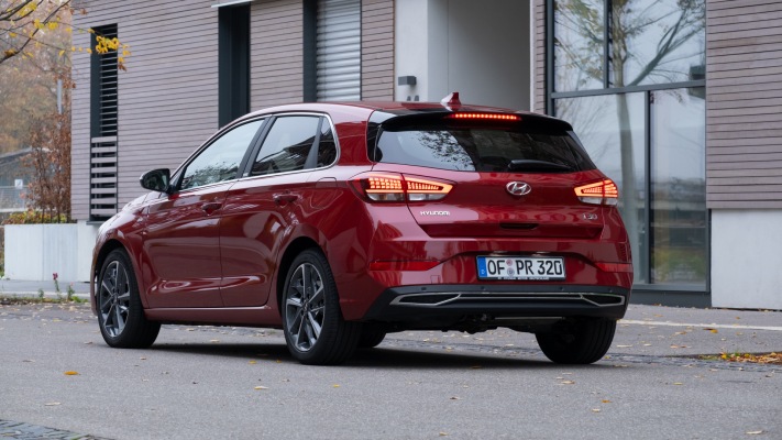 Hyundai i30 2021. Desktop wallpaper
