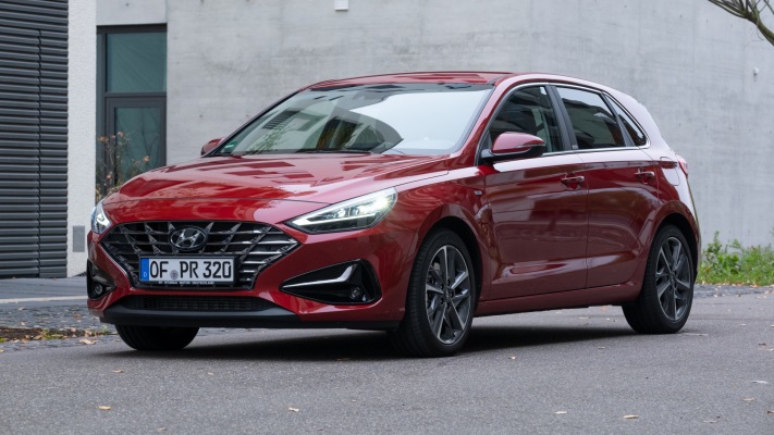 Hyundai i30 2021. Desktop wallpaper