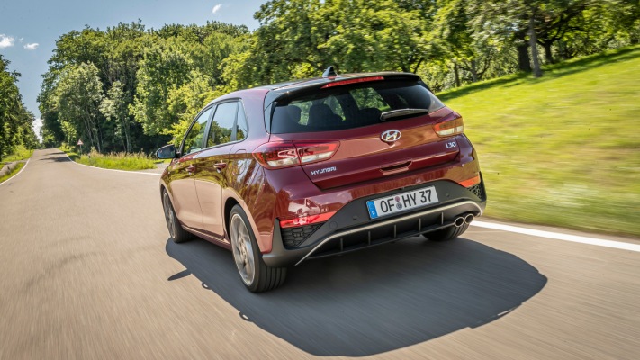 Hyundai i30 2021. Desktop wallpaper
