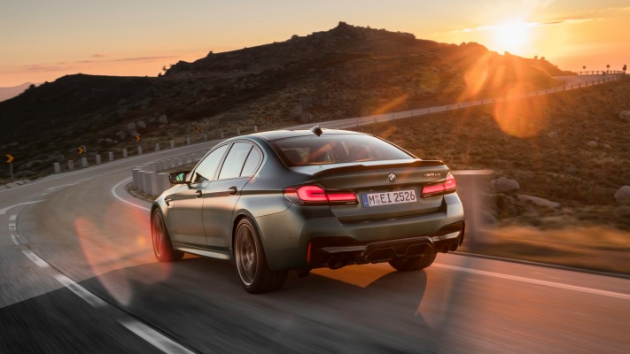 BMW M5 CS 2022. Desktop wallpaper