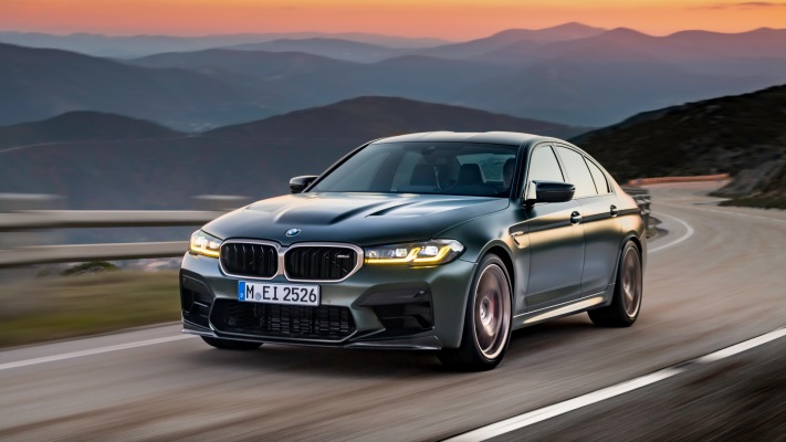 BMW M5 CS 2022. Desktop wallpaper