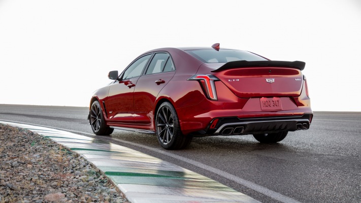 Cadillac CT4-V Blackwing 2022. Desktop wallpaper