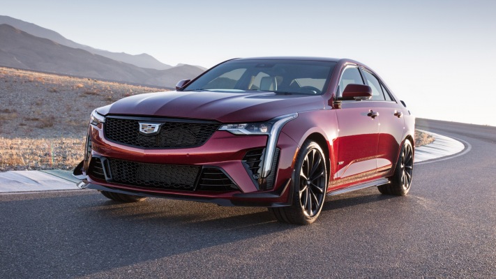 Cadillac CT4-V Blackwing 2022. Desktop wallpaper