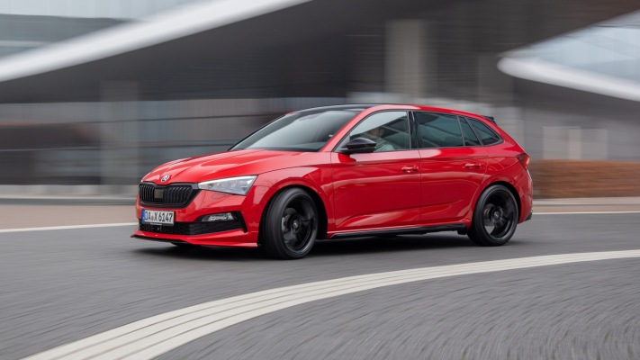 Skoda Scala S ABT 2021. Desktop wallpaper