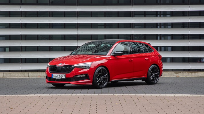 Skoda Scala S ABT 2021. Desktop wallpaper