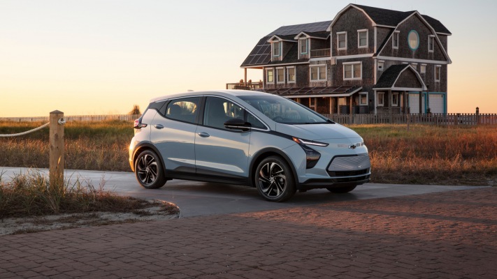 Chevrolet Bolt EV 2022. Desktop wallpaper