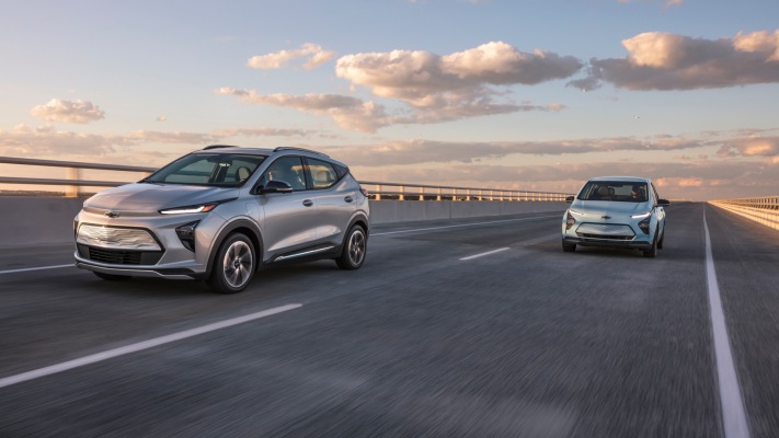 Chevrolet Bolt EUV 2022. Desktop wallpaper