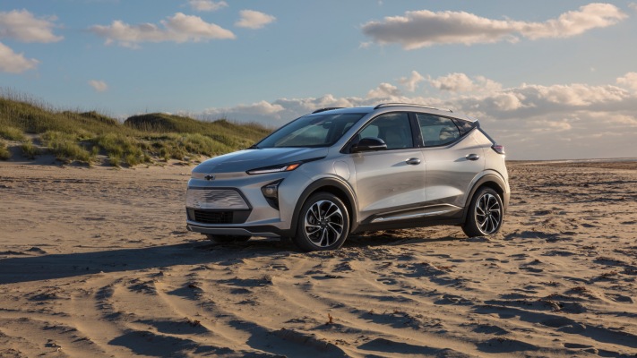Chevrolet Bolt EUV 2022. Desktop wallpaper