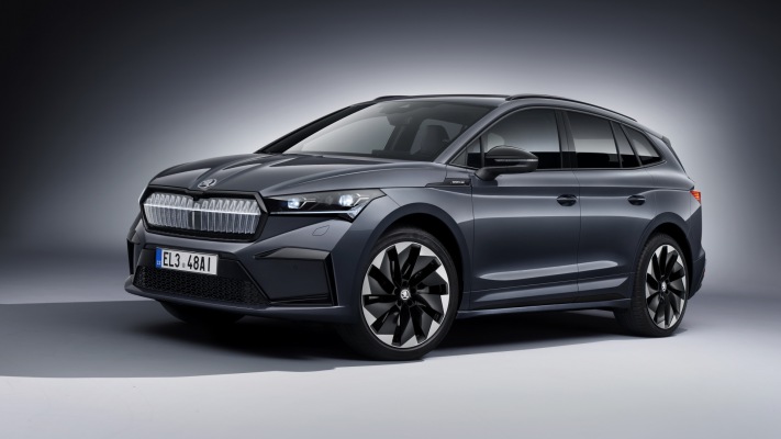 Skoda Enyaq Sportline iV 2021. Desktop wallpaper