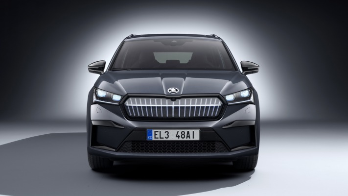 Skoda Enyaq Sportline iV 2021. Desktop wallpaper