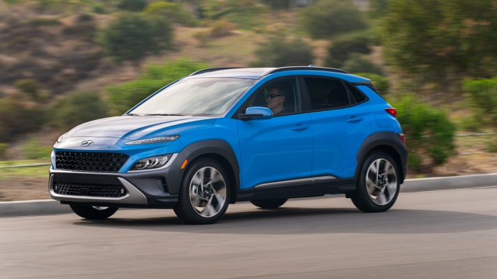 Hyundai Kona Limited USA Version 2021. Desktop wallpaper