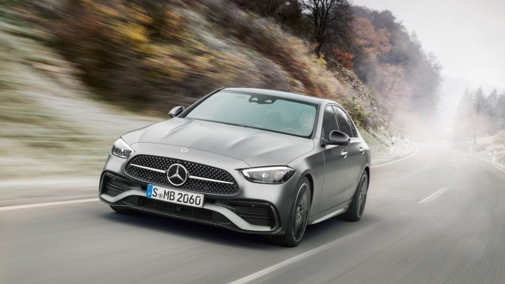 Mercedes-Benz C-Class 2022. Desktop wallpaper