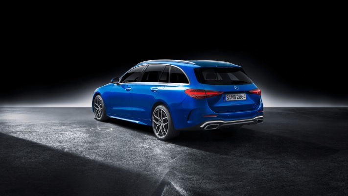 Mercedes-Benz C-Class Estate 2022. Desktop wallpaper