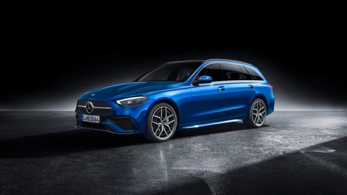 Mercedes-Benz C-Class Estate 2022. Desktop wallpaper