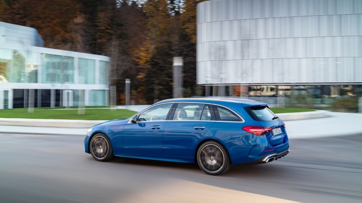 Mercedes-Benz C-Class Estate 2022. Desktop wallpaper