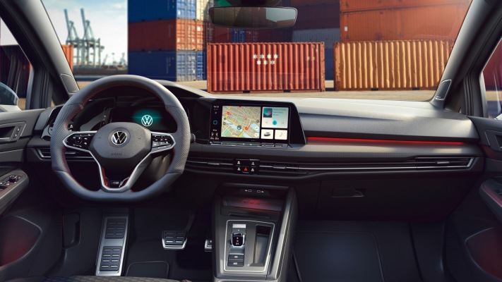 Volkswagen Golf VIII GTI Clubsport 45 2021. Desktop wallpaper