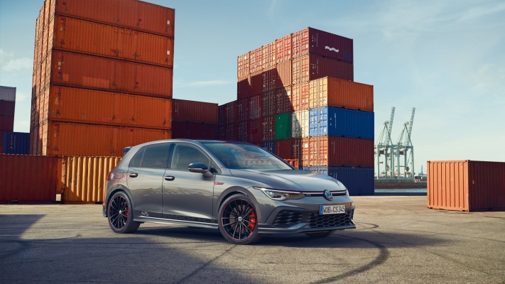 Volkswagen Golf VIII GTI Clubsport 45 2021. Desktop wallpaper