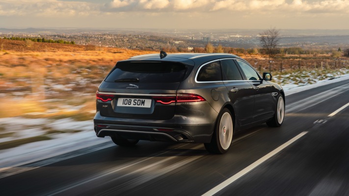 Jaguar XF Sportbrake D200 MHEV SE 2021. Desktop wallpaper