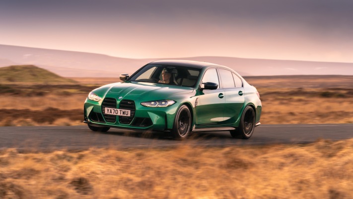 BMW M3 Competition UK Version 2021. Desktop wallpaper
