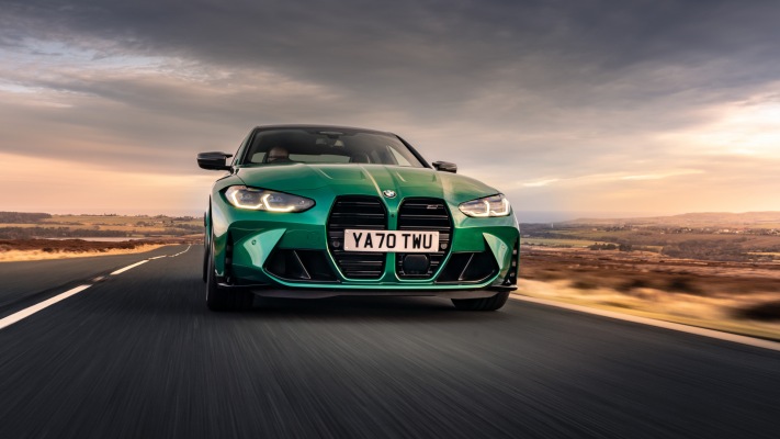 BMW M3 Competition UK Version 2021. Desktop wallpaper